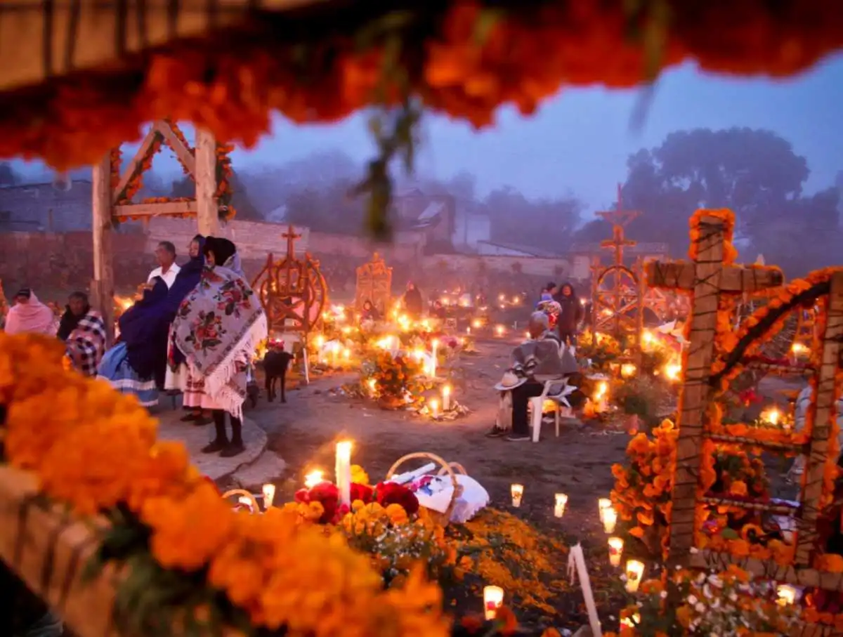 image of the day of the death in a cemetery